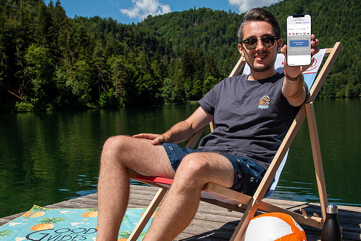 Surfen am Hechtsee - mit FreeWiFi-KufNet