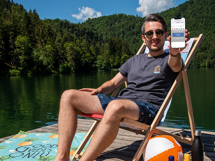 Surfen am Hechtsee - mit FreeWiFi-KufNet